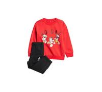 adidas x Disney Mickey Mouse Joggers Set Kids Completi, PURRUB/PRERUB, 18-24 Months Unisex-Bambini e Ragazzi