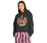 Adidas X Farm Hoodie Donna - Felpe con cappuccio Nero - Taglia 40 - Jersey di cotone Black 40