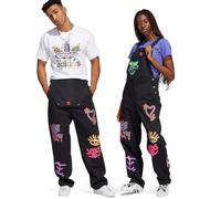 Adidas X Kris Andrew "Love Uni Overall" Salopette Da Lavoro Jeans Nera