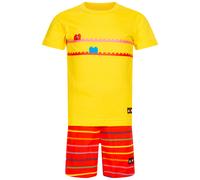 Adidas X lego Classic Bambini Piccoli Tuta da Ginnastica Set Rosso Nero Nuovo