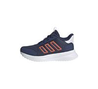 adidas X_PLR Shoes Kids, Scarpe Unisex-Bambini, Dark Blue/Semi Impact Orange/Ftwr White, 34 EU