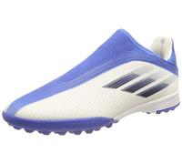 Adidas X Speedflow.3 Ll Tf J, Scarpe da Ginnastica Basse Unisex - Bambini e Ragazzi, White/Legacy Indigo/Hi-RES Blue S18, 37 1/3 EU