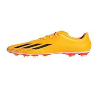 adidas X SPEEDPORTAL.4 Flexible Ground Football Shoe, Solar Gold/Black/Team Solar Orange, 4.5 US Unisex Big Kid