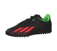 adidas X SPEEDPORTAL.4 Football Boots Turf, Scarpe da Calcio, Core Black/Solar Red/Solar Green, 34 EU