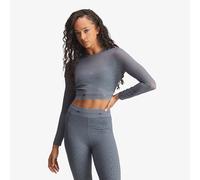 adidas x Stella cCartney Asc Longsleeve Lace Crop Top Onix M
