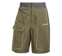 adidas - Xploric - Pantaloncini multitasche verde oliva strata / grigio sei L