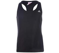Adidas YG T Y TF Tank, Maglietta Unisex Bambini, Nero-(Negro/Plamat), 128
