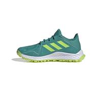 adidas Youngstar, Scarpe da Hockey Unisex-Bambini, Pure Teal/Lucid Lemon/Core Black, 38 EU