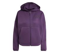 Adidas Hoodie ZNE Full Zip W Felpa con cappuccio da donna aurora plum