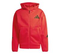 adidas Z.N.E. Full Zip Felpa Uomini in rosso, Taglia: S