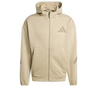 adidas - Z.N.E. Full Zip - Maglia con zip e cappuccio XL beige