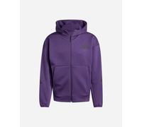 adidas performance - Z.n.e. - Giacca sportiva color prugna aurora con zip e cappuccio-Viola L