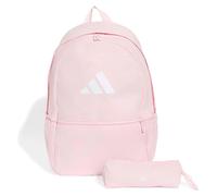 adidas Unisex - Adulto Pencil Case Backpack, clear pink/white, One Size