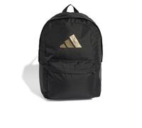 Adidas Zaino Backpack Rucksack Nero Oro Classic 3 Bar Logo
