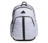 adidas Zaino unisex Prime per lavoro, borsa da viaggio per donne e uomini, con scomparto imbottito per laptop (1 pezzo), Bicolore bianco/nero, One Size, Prime Zaino da Lavoro Borsa da Viaggio per