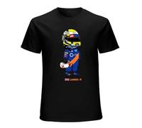 AdigAr Lando Norris And The Milk Men's T-Shirt Black Unisex Mens Tees S