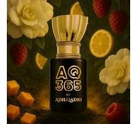 AdilQadri Aq 365 Attar - Profumo roll-on per uomo e donna, senza alcool, miscela francese e fruttata, con agrumi, gelsomino e ambra, a lunga durata, fragranza per aria fresca, regalo ideale per lui e