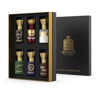 AdilQadri Luxury Set Regalo Unisex: Profumo Attar a rullo senza alcool, Fragranza squisita e duratura (0.2 oz ciascuno)