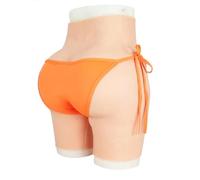 Adima Biancheria Intima Realistica in Silicone per Travestimenti, Mutandine Finte per Il Sollevamento del Culo per Drag Queen Transgender,Wheat Colored,Upgrade