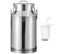 Adima Lattina per Latte 304 Secchio Bricco per latte in acciaio inox Barili Di Trasporto Del Latte con Coperchio Sigillato in Silicone per Conservare Liquidi E Solidi,42L