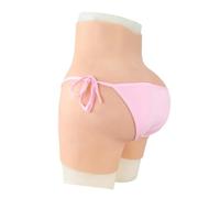 Adima Mutande in Silicone per Crossdressing Che nascondono Un Gaff, Boxer Brief con Falsa Vagina penetrabile, Biancheria Intima per Migliorare i Fianchi per Il Cosplay,Girly White,Upgrade