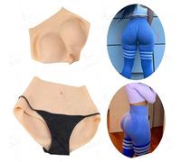 Adima Mutandine finte in Silicone ad Alta Elasticità Hip Enhancer Shaper Triangle Shorts Che nasconde la Biancheria Intima aurica per Cosplay,Marrone,Upgrade