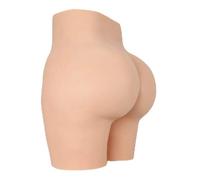 Adima Mutandine in Silicone Hip Enhancer Crossdresser Pantaloni di Culo Finti da Maschio A Femmina per Transgender,White(Upgrades),One Size