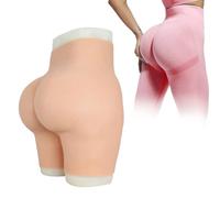 Adima Mutandine in Silicone Realistiche con Fianchi Finti, Biancheria Intima con Protesi Vaginale 3D per Crossdresser E Transgender,Wheat(Basics)