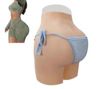 Adima Mutandine Interamente in Silicone con Finta Vagina, Boxer Modellanti, Solleva Glutei, Mutande Push-up per Transgender,Color2,Upgrade