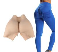 Adima Mutandine Modellanti per Fianchi in Silicone Senza Cuciture con Apertura All'inguine, Finti Glutei per Donne, Cosplay E Crossdresser per Valorizzare Le Curve,Brown(1.2cm)