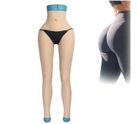Adima Realistico Silicone Vagina Mutandine Controllo del Culo Hip Enhancer Pantaloni alla Caviglia Finto Culo Intimo per Cosplay,Color2,Upgrade