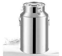 Adima Secchio Per Il Trasporto Del Latte 201 Caraffa per latte in acciaio inox con coperchio sigillato resistente per Conservare Liquidi E Solidi 5L/9L/14L/18L,5L