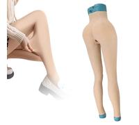 Adima Silicone alla Caviglia Panty Butt e Hip Enhancer Pantaloni da Maschio a Femmina Che nasconde Gaff Vagina Pants HIPS Shaper per Cosplay,Avorio,Upgrades