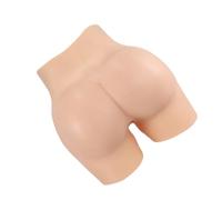 Adima Silicone Finta Vagina Pantaloni Fianchi Body Shaper Enhancer Controllo Mutandine da Uomo Che Si Nascondono Panty Gaff per Transgender,White(Basics),One Size