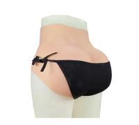 Adima Slip Modellanti per Il Sollevamento del Sedere con Biancheria Intima Migliorata con Vagina Finta in Silicone A Vita Alta, Adatti per Travestiti,Girly White,Upgrade