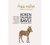 Adin Steinsaltz Koren Talmud Bavli, Noe Edition, Vol 39 (Copertina rigida)