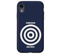ADINKRAHENE Grandezza Leadership Gyaman Adinkra Ghanese Custodia per iPhone XR