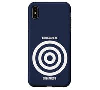 ADINKRAHENE Grandezza Leadership Gyaman Adinkra Ghanese Custodia per iPhone XS Max