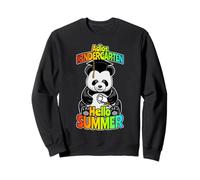 Adios Kindergarten Hello Summer Funny Happy Panda Bear Felpa