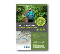 Adirondacks Old Forge Area Outdoor Adventure Map | Old Forge Trail Map - Blue Mountain Lake NY | Include mappe dei sentieri di Fern Park e Maple Ridge Trails impermeabile e resistente agli strappi