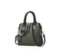 ADITAM Borse Moda Donna Borse Tote Borsa a Tracolla Classica da Donna Borsa a Tracolla Borsa a Tracolla in Pelle Verde di Grande capacità Double The Comfort