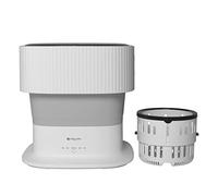 ADITAM Lavatrice Pieghevole 100V-240V 9L - Lavatrice Portatile, Mini Lavatrice Portatile con centrifuga Double The Comfort