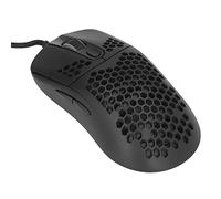 ADITAM Mouse da gioco cablato, LED RGB, 8000 DPI, 7 pulsanti programmabili, design cavo unico, mouse per computer USB, nero Double the comfort