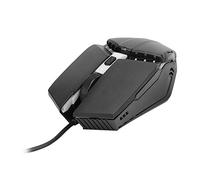 ADITAM Mouse da gioco cablato, mouse ergonomico da 1600 DPI, mouse colorato luminoso, connessione intelligente, con design ergonomico, mouse USB 2.0, per XP / Vista / OS X Double the comfort