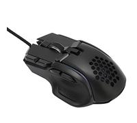 ADITAM Mouse da gioco RGB, mouse cablato ergonomico con 13 modalità di retroilluminazione, 10 pulsanti programmabili, rivestimento opaco, mouse da gioco per PC portatile Win Double the comfort