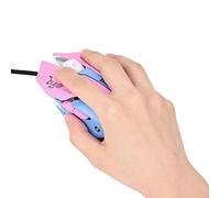 ADITAM Mouse da gioco USB, mouse con luce LED 3200 DPI, mouse cablato a 6 pulsanti, alta sensibilità, plug and play, per Windows XP, Vista, Windows 7, Windows 8, ME, 2000, OS ecc. Double the comfort