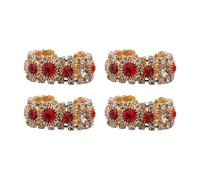 Aditri Creation Set di 2 paia di braccialetti design Dio Set per Ganesh/Laddu Gopal/Devi Maa/Radha Krishna Haar Sringar Deità gioielli per tutte le statue di Dio decorazioni tradizionali indiane