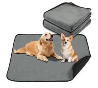 Adiwo 2 Pezzi Tappetini Assorbenti per Cani 70X100 Cm, Extra Forti Riutilizzabili Rapidi, Puppy Pads per Cane Gatti Porcellini d'India, Traversine Lavabili per Cani per Pavimenti, Seggiolini Auto
