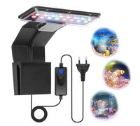 Adiwo Luce per Clip per Acquario 3 Colori Luce Acquario LED 9W Mini Lampada per