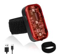 Adiwo Luce Posteriore Led per Bicicletta, Fanale USB-C Ricaricabile con Rilevamento dei Freni, IP64 Impermeabile, 3 Modalità di Illuminazione, Luce per Bicicletta per Mtb e Bici da Corsa